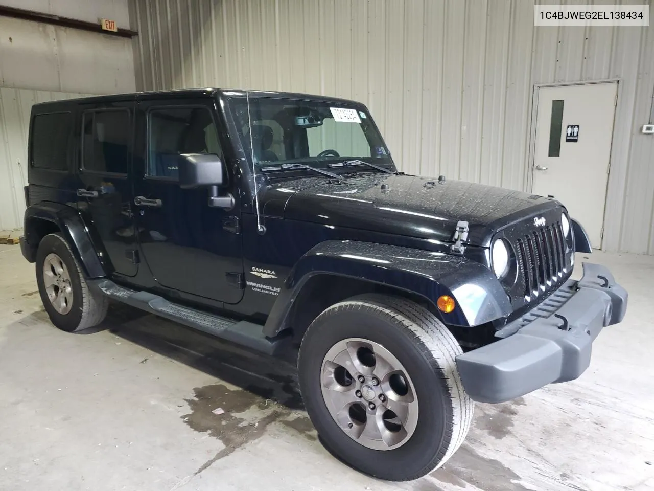 2014 Jeep Wrangler Unlimited Sahara VIN: 1C4BJWEG2EL138434 Lot: 72142254