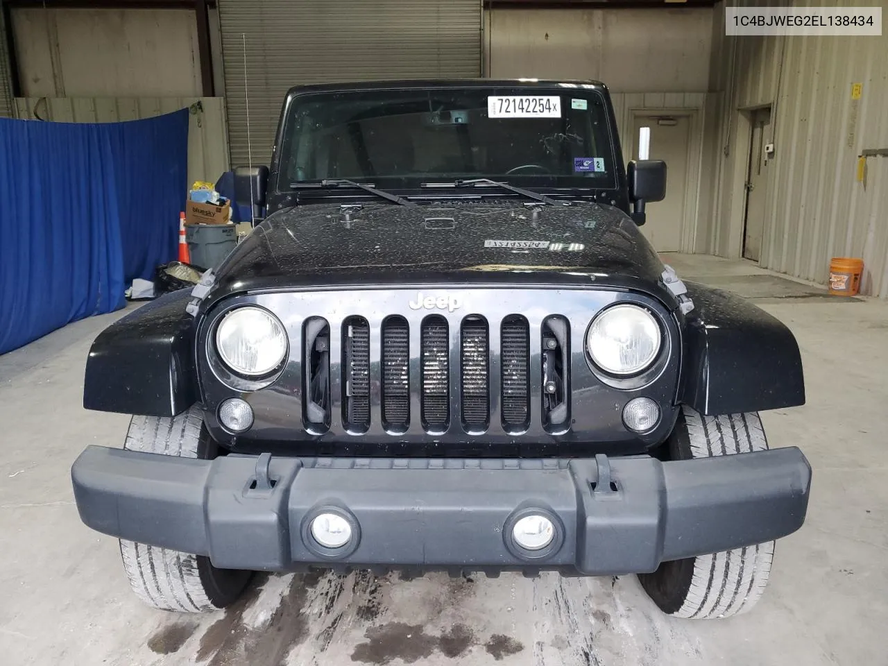 1C4BJWEG2EL138434 2014 Jeep Wrangler Unlimited Sahara