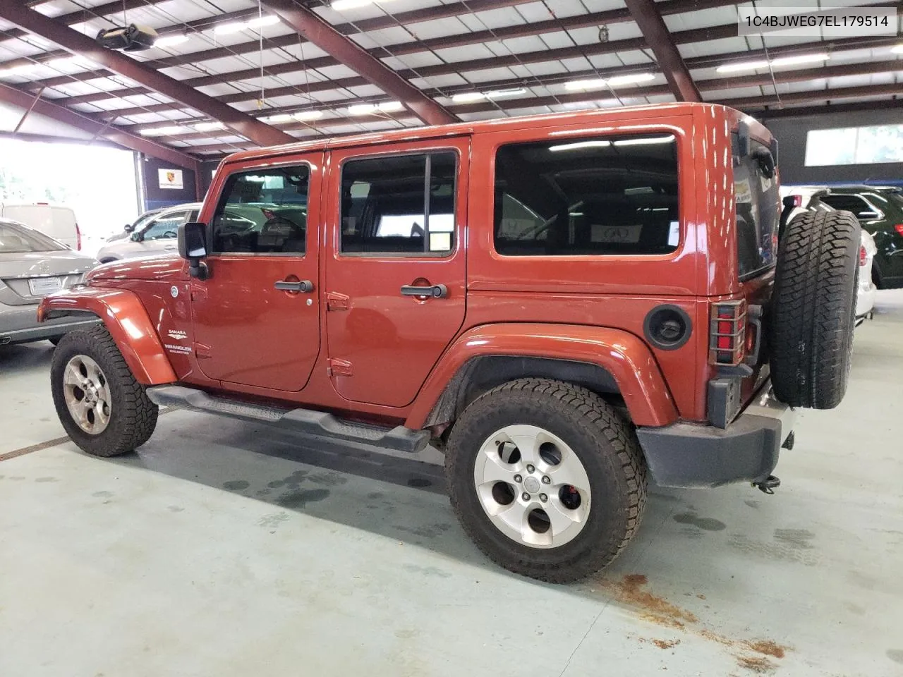 1C4BJWEG7EL179514 2014 Jeep Wrangler Unlimited Sahara