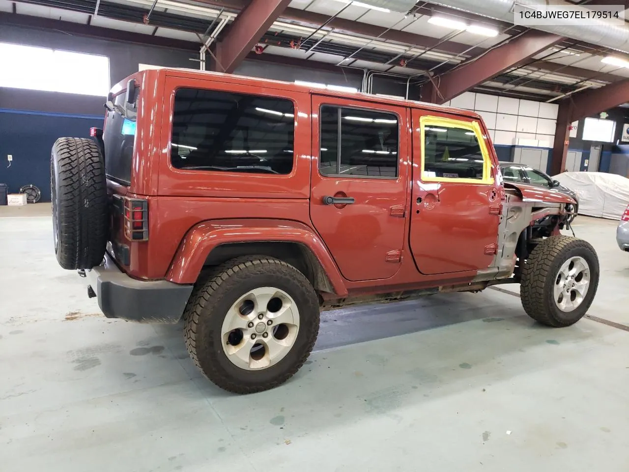 2014 Jeep Wrangler Unlimited Sahara VIN: 1C4BJWEG7EL179514 Lot: 72251744