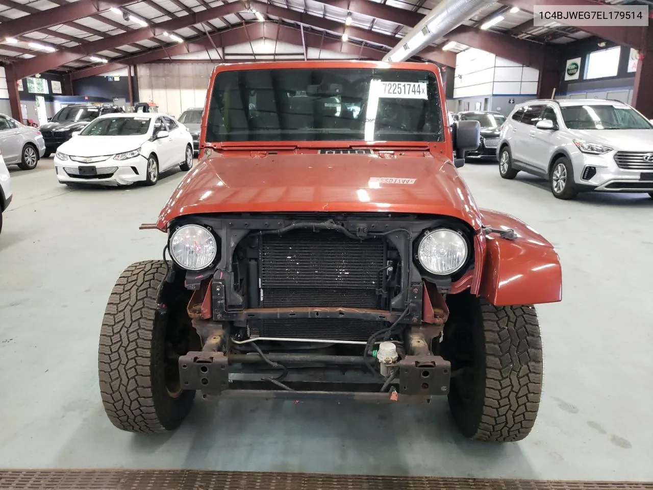 2014 Jeep Wrangler Unlimited Sahara VIN: 1C4BJWEG7EL179514 Lot: 72251744