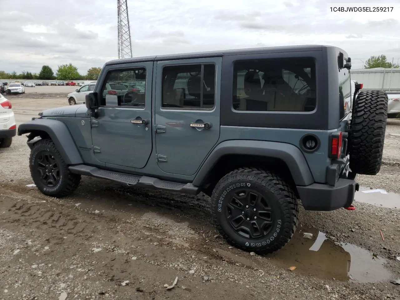 1C4BJWDG5EL259217 2014 Jeep Wrangler Unlimited Sport