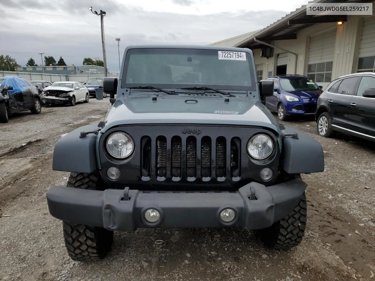 2014 Jeep Wrangler Unlimited Sport VIN: 1C4BJWDG5EL259217 Lot: 72257194