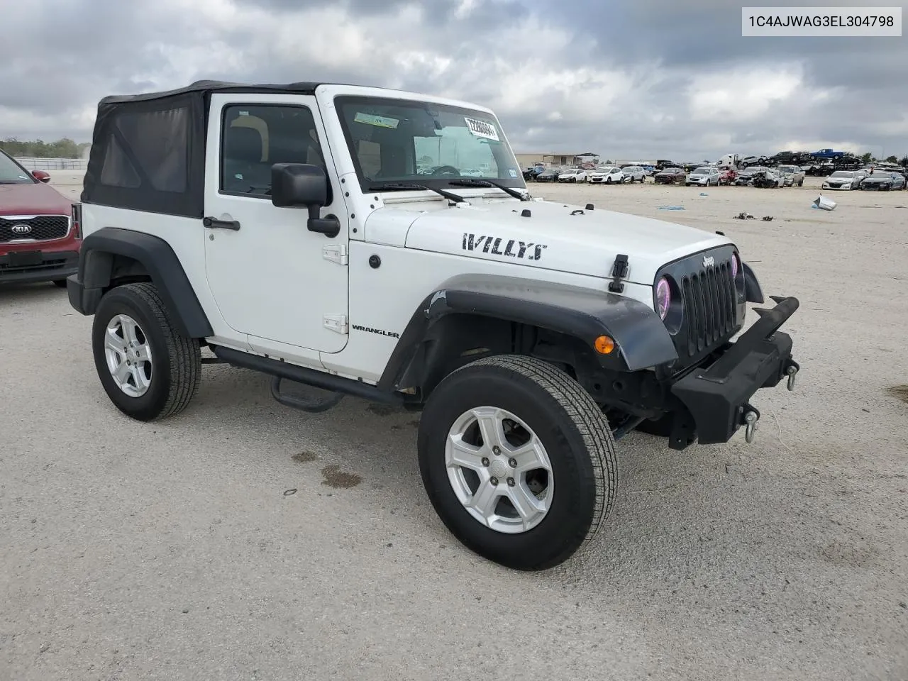 2014 Jeep Wrangler Sport VIN: 1C4AJWAG3EL304798 Lot: 72280094