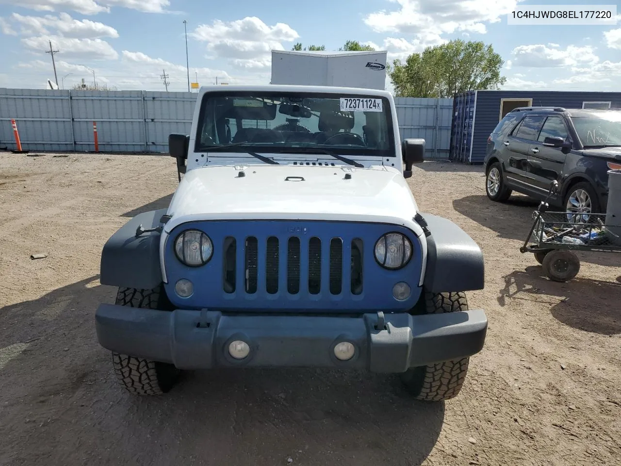 2014 Jeep Wrangler Unlimited Sport VIN: 1C4HJWDG8EL177220 Lot: 72371124