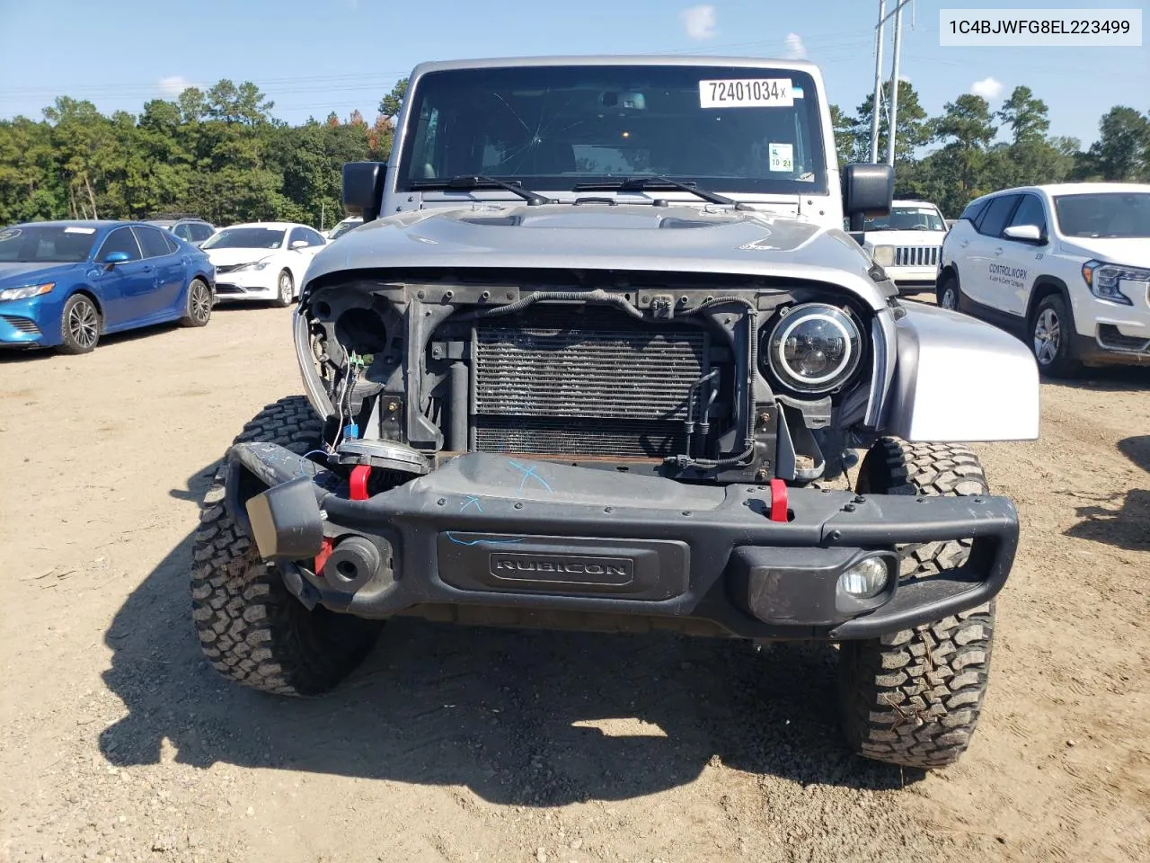 2014 Jeep Wrangler Unlimited Rubicon VIN: 1C4BJWFG8EL223499 Lot: 72401034