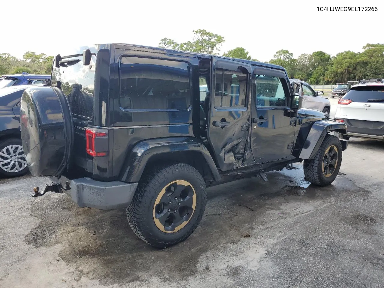 2014 Jeep Wrangler Unlimited Sahara VIN: 1C4HJWEG9EL172266 Lot: 72454264