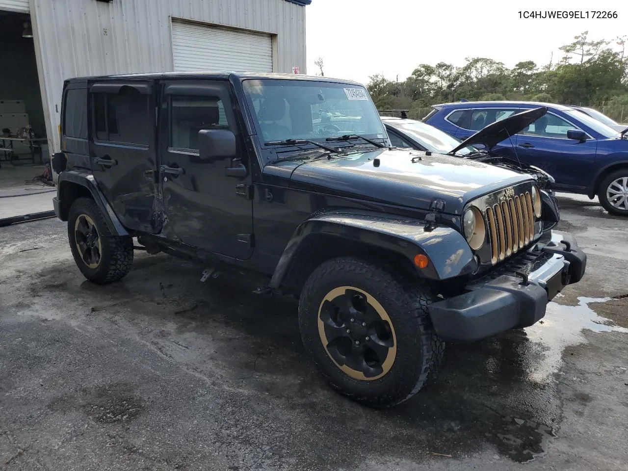 2014 Jeep Wrangler Unlimited Sahara VIN: 1C4HJWEG9EL172266 Lot: 72454264