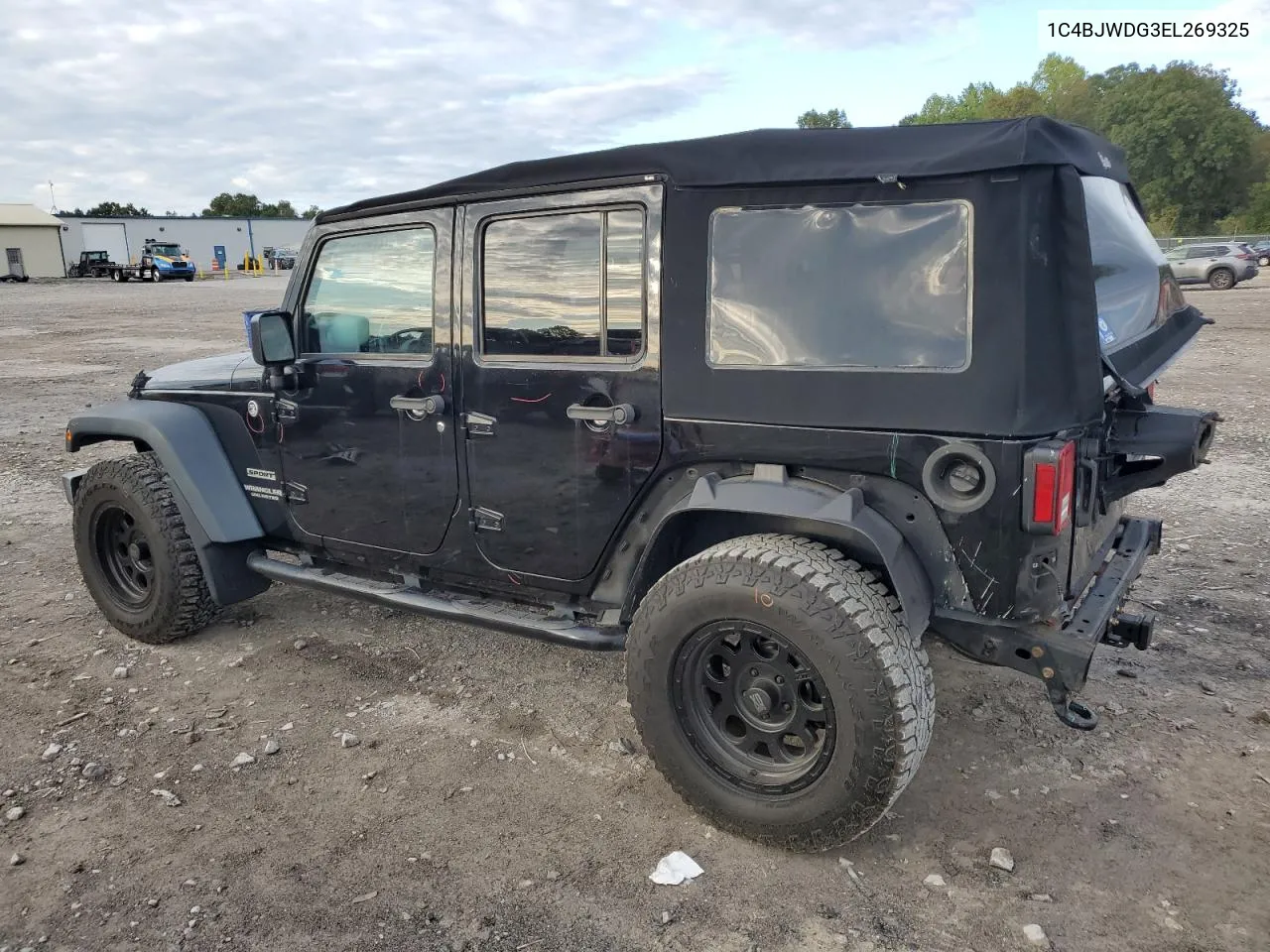 2014 Jeep Wrangler Unlimited Sport VIN: 1C4BJWDG3EL269325 Lot: 72705424