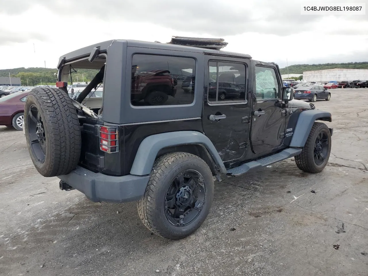 2014 Jeep Wrangler Unlimited Sport VIN: 1C4BJWDG8EL198087 Lot: 72751534