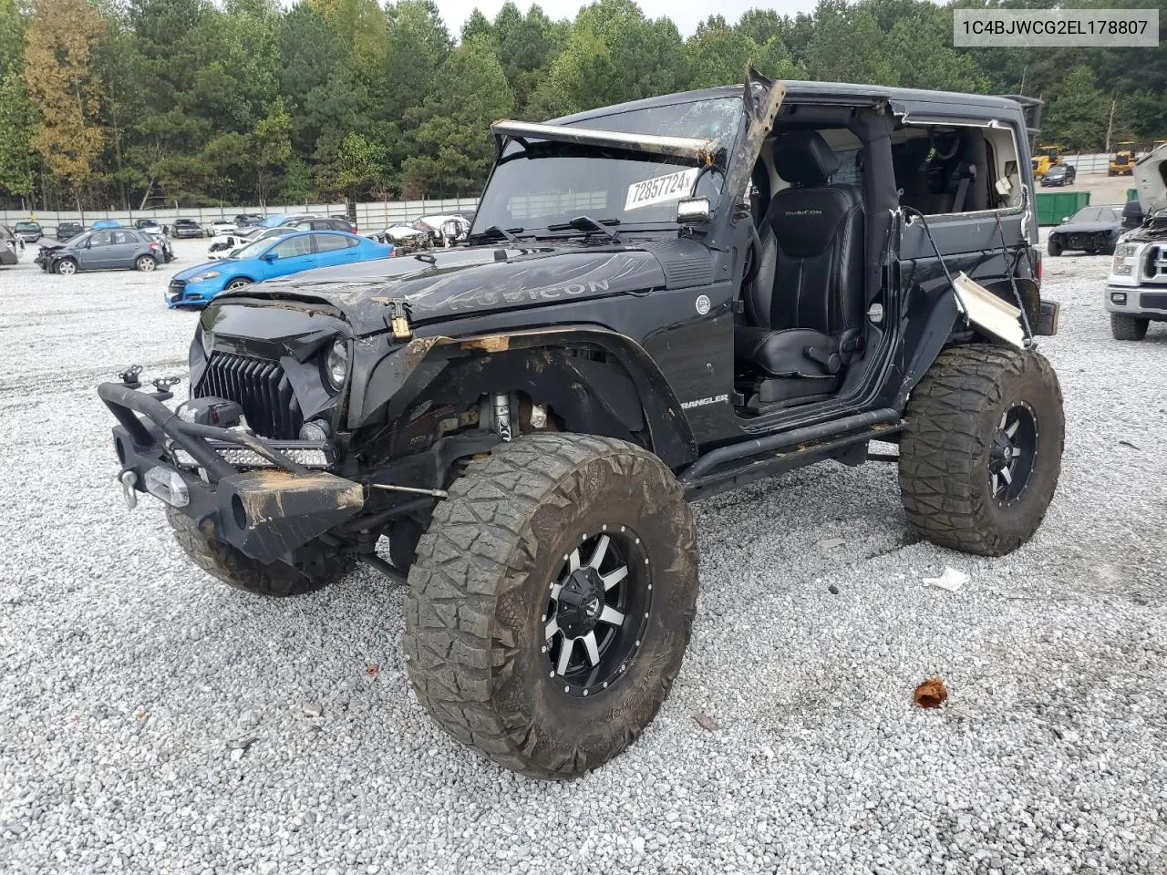 2014 Jeep Wrangler Rubicon VIN: 1C4BJWCG2EL178807 Lot: 72857724