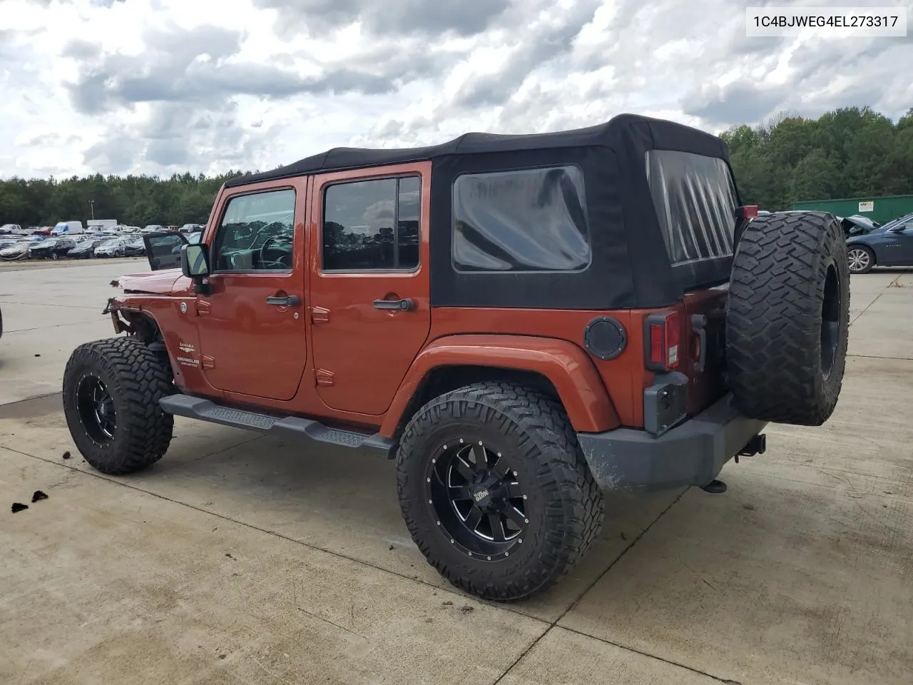 2014 Jeep Wrangler Unlimited Sahara VIN: 1C4BJWEG4EL273317 Lot: 72863214