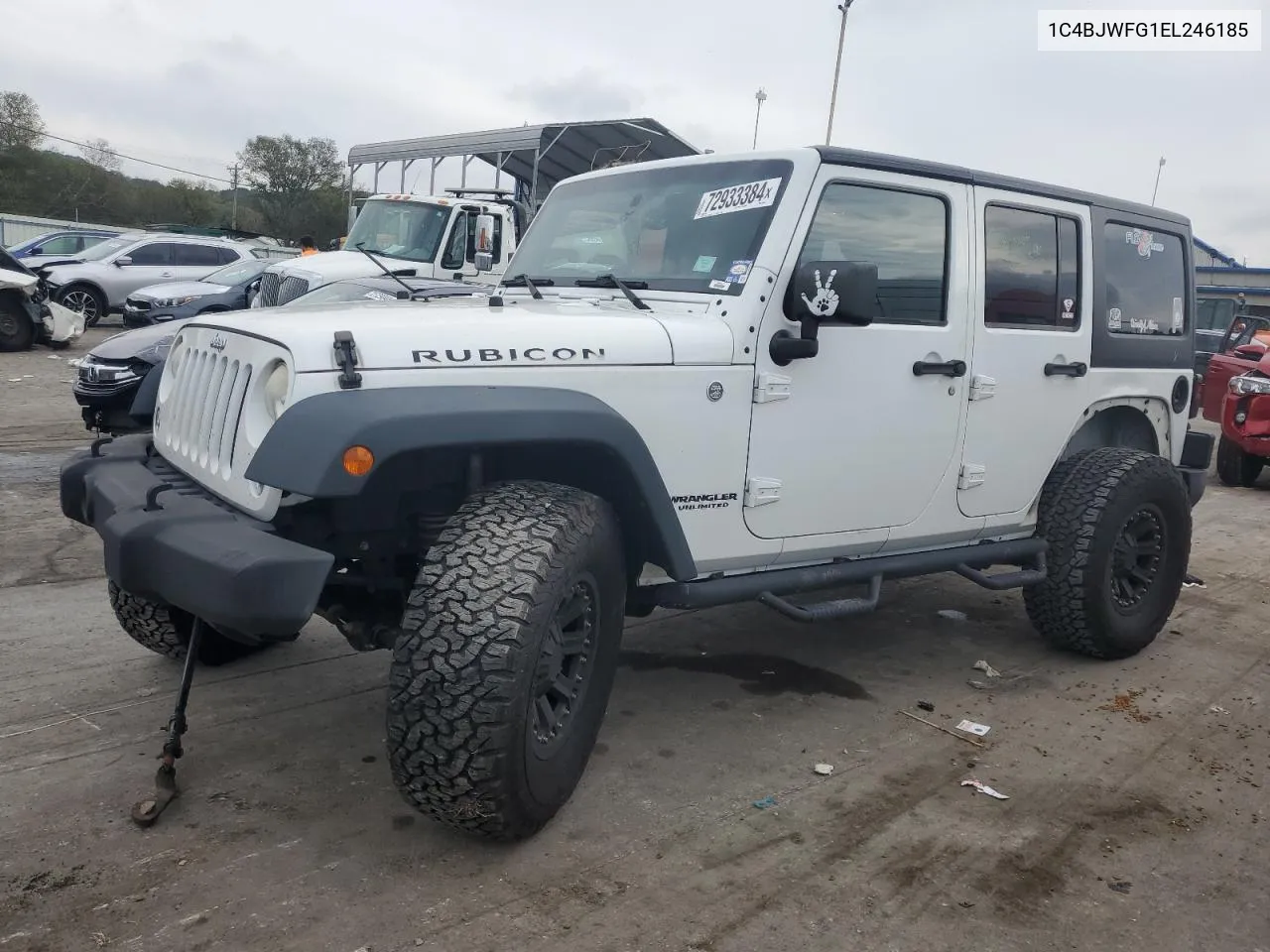 1C4BJWFG1EL246185 2014 Jeep Wrangler Unlimited Rubicon