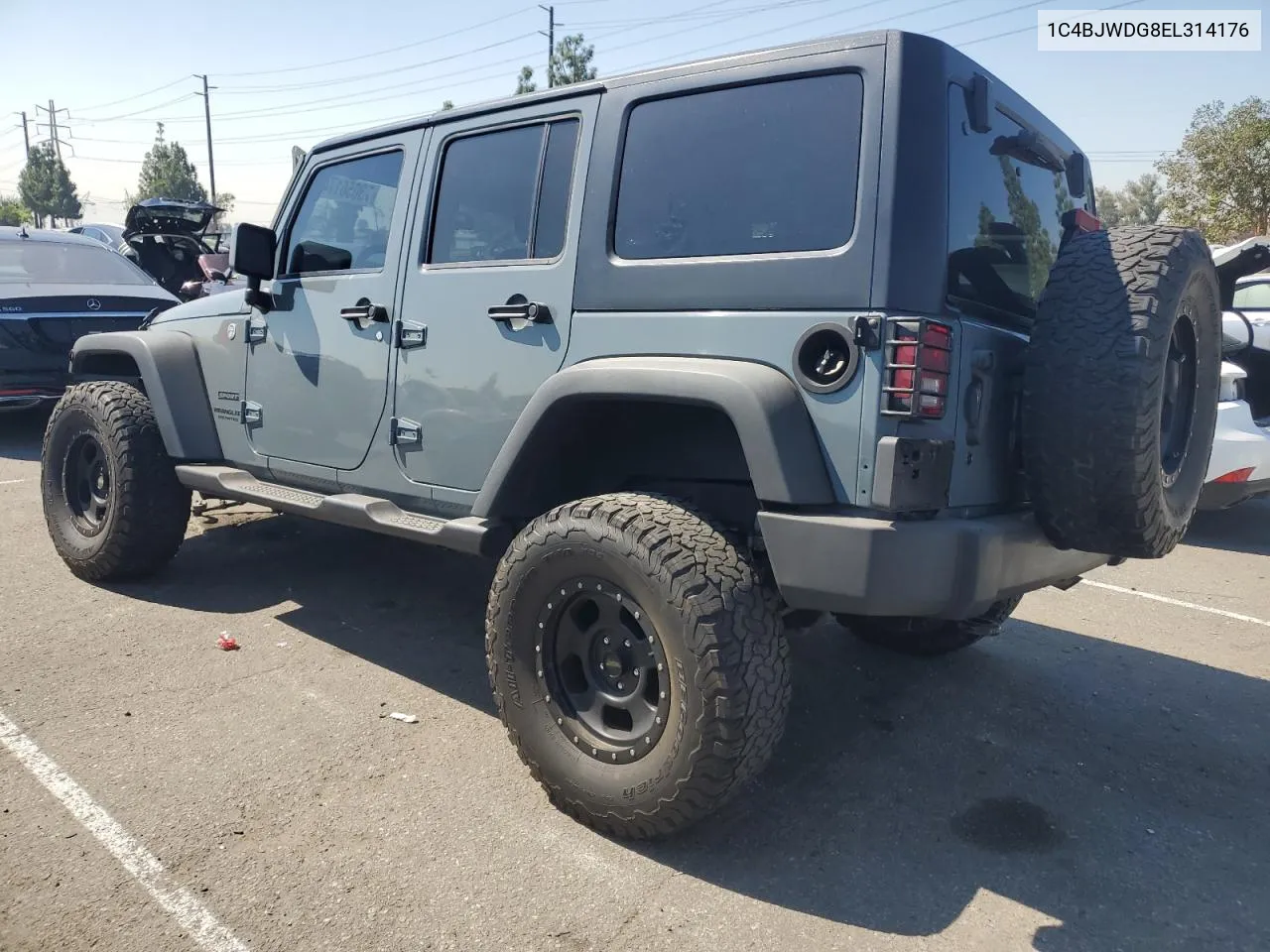 2014 Jeep Wrangler Unlimited Sport VIN: 1C4BJWDG8EL314176 Lot: 73056174