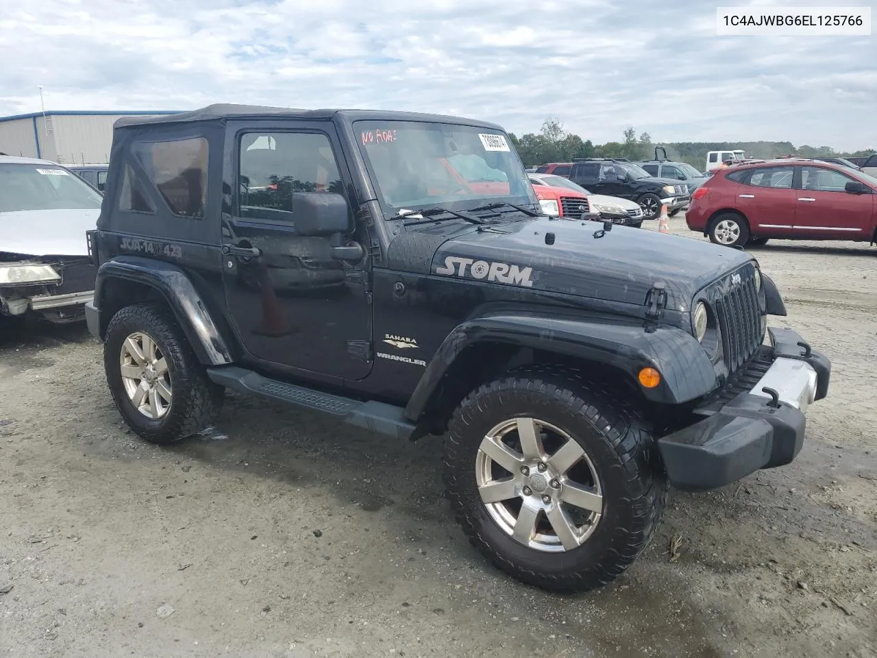 1C4AJWBG6EL125766 2014 Jeep Wrangler Sahara