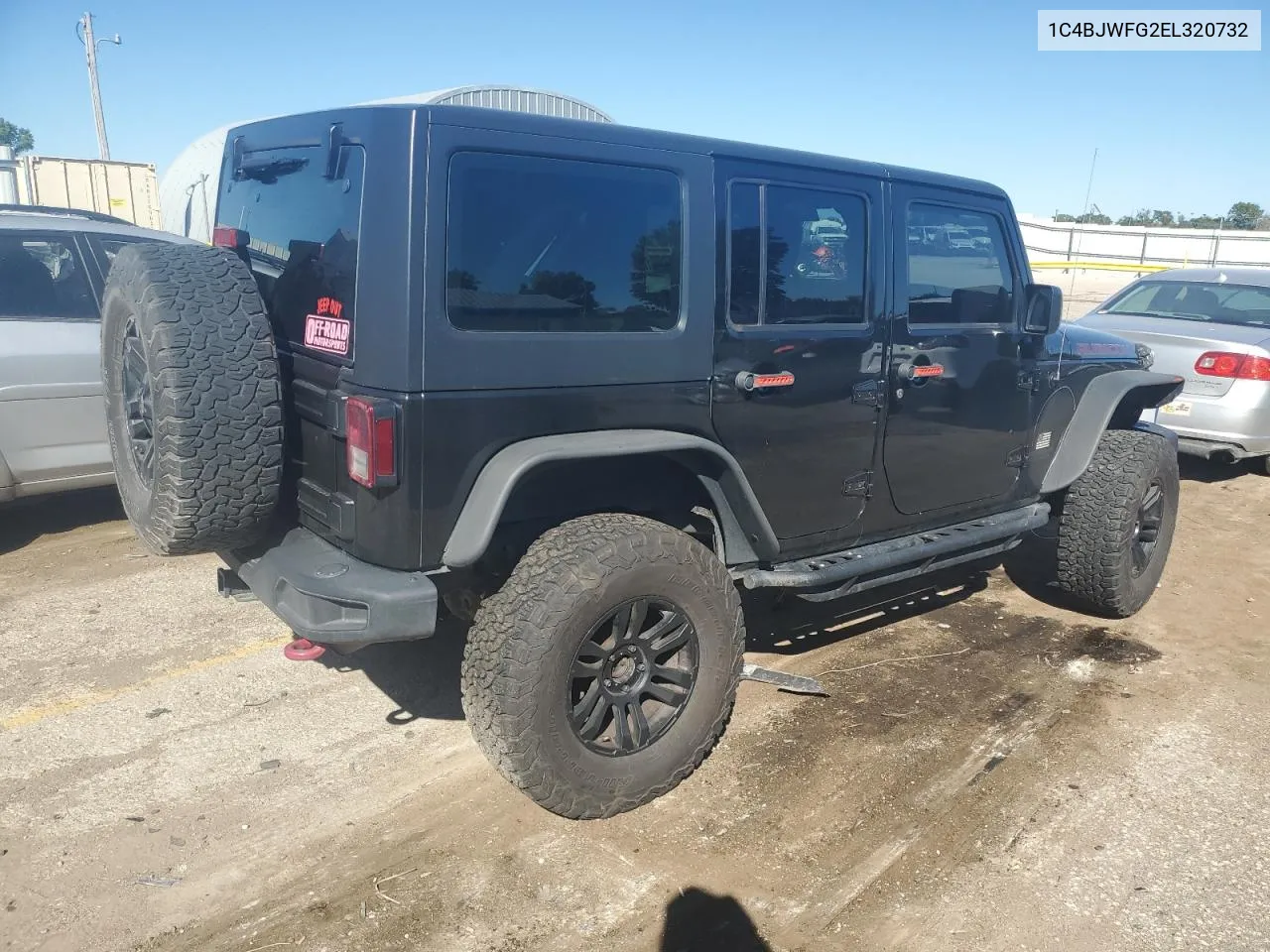 1C4BJWFG2EL320732 2014 Jeep Wrangler Unlimited Rubicon