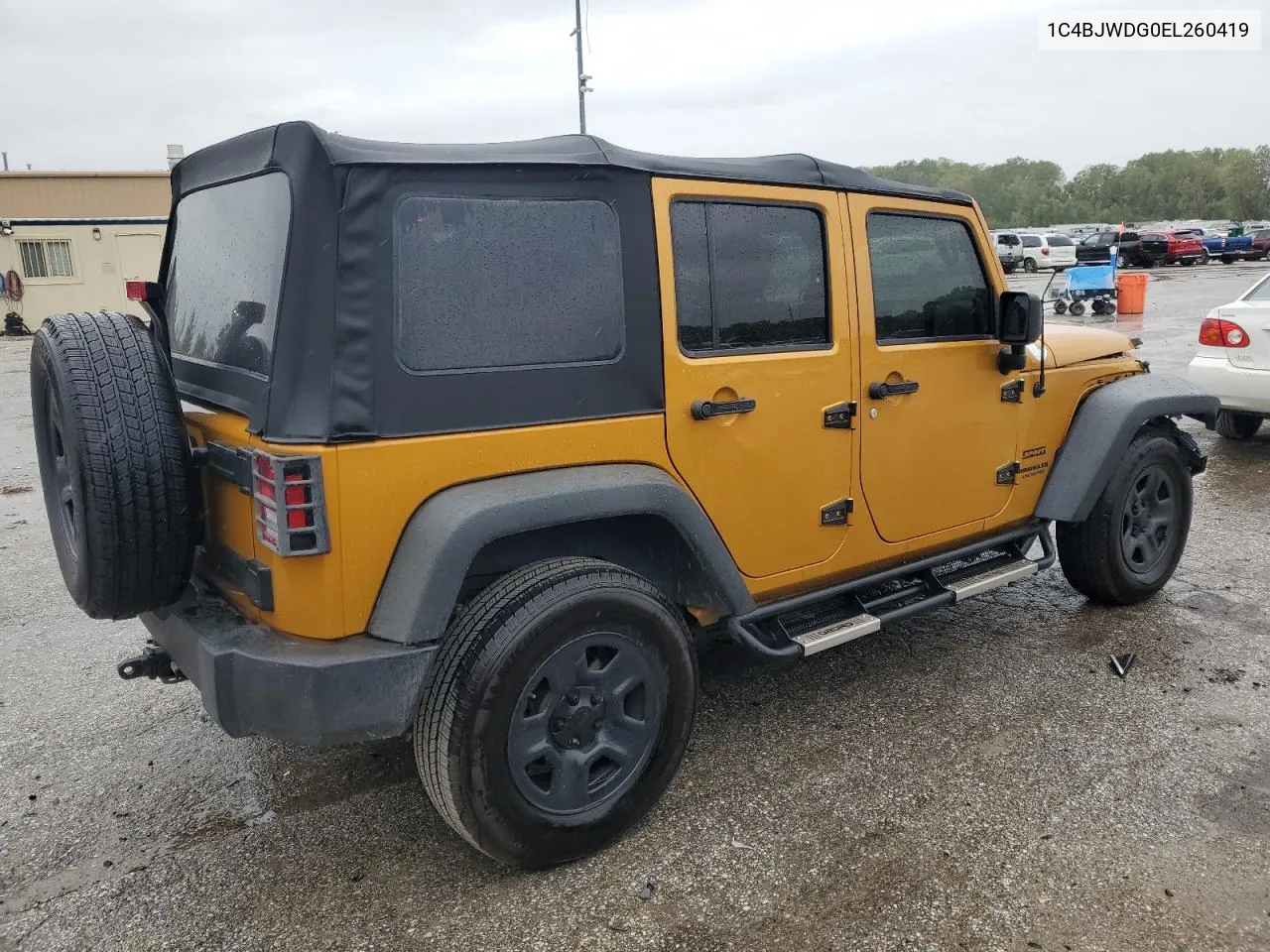 1C4BJWDG0EL260419 2014 Jeep Wrangler Unlimited Sport