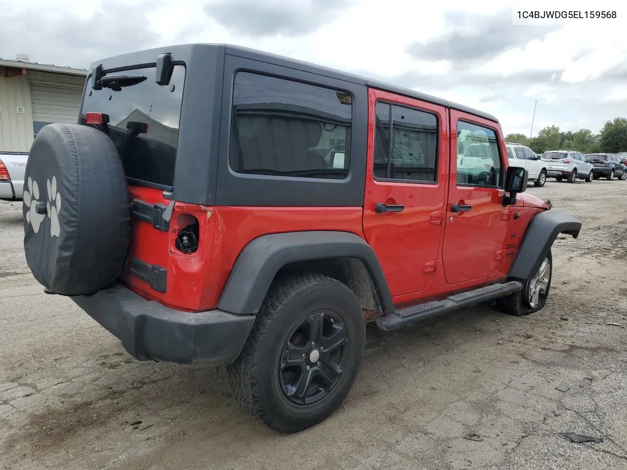 2014 Jeep Wrangler Unlimited Sport VIN: 1C4BJWDG5EL159568 Lot: 73459604