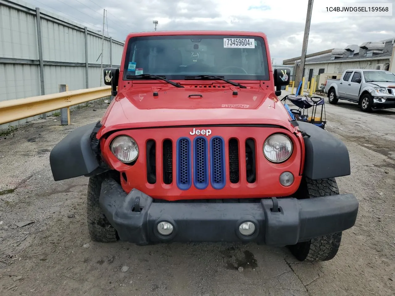 2014 Jeep Wrangler Unlimited Sport VIN: 1C4BJWDG5EL159568 Lot: 73459604