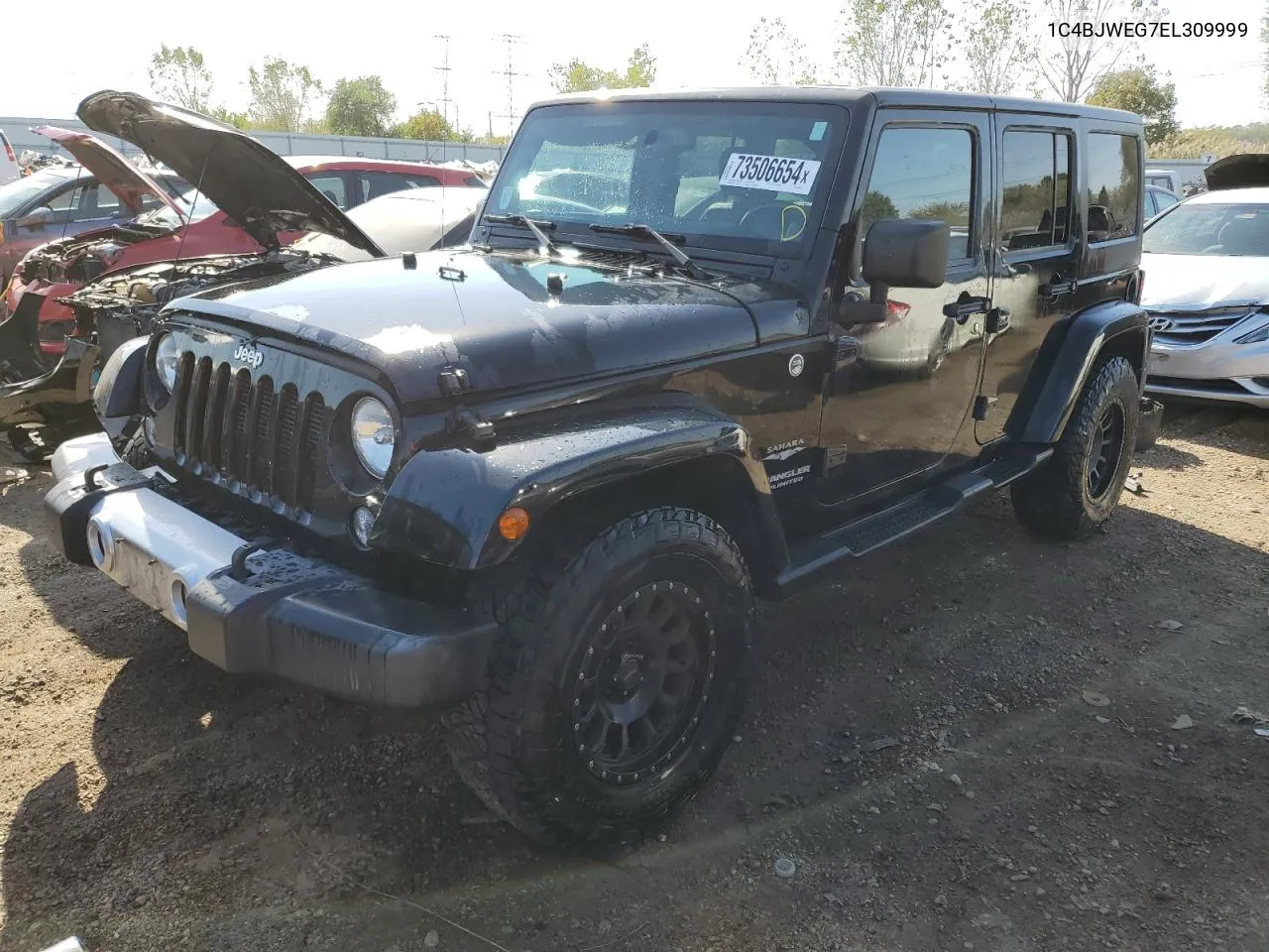 2014 Jeep Wrangler Unlimited Sahara VIN: 1C4BJWEG7EL309999 Lot: 73506654