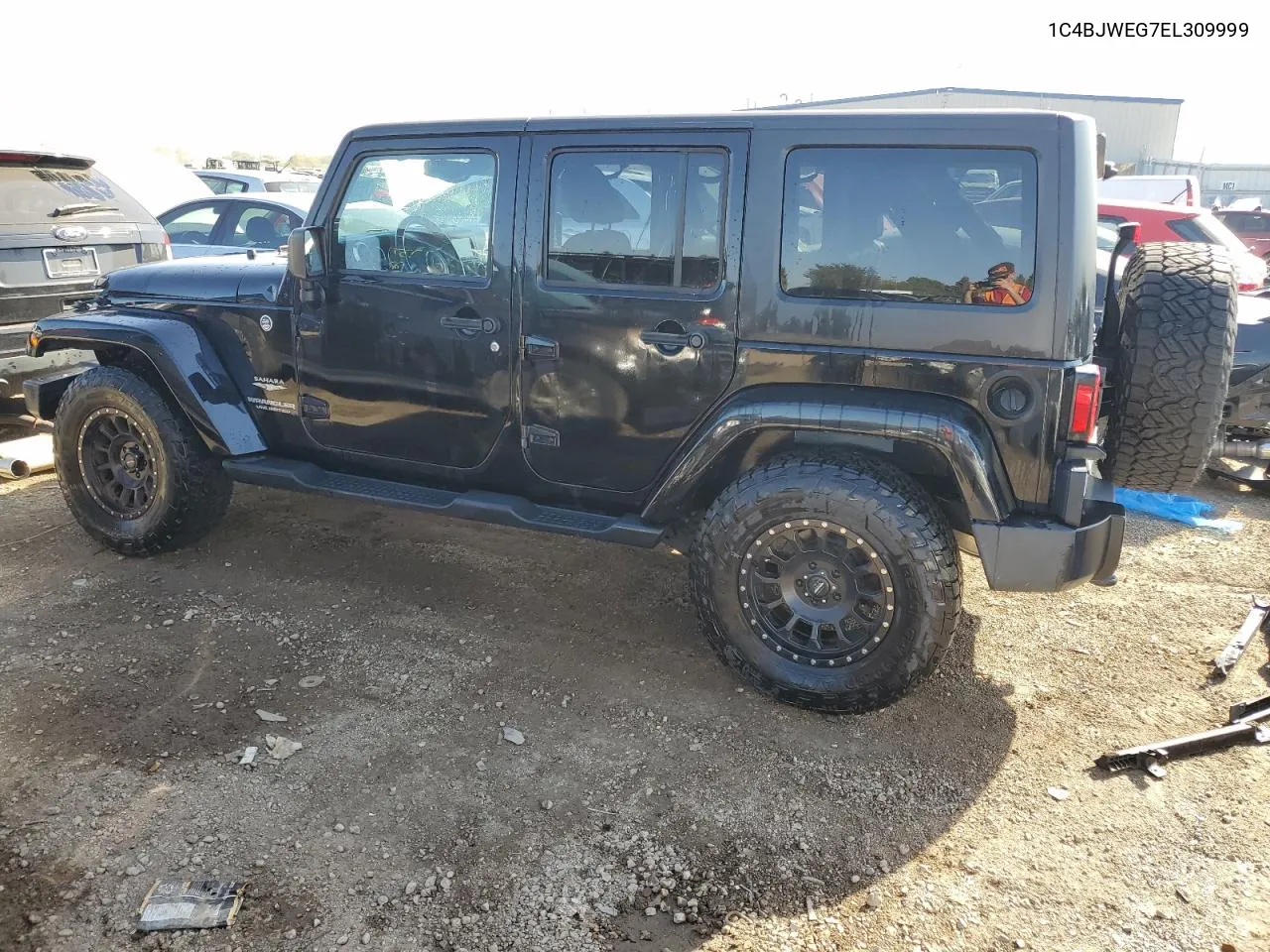 1C4BJWEG7EL309999 2014 Jeep Wrangler Unlimited Sahara