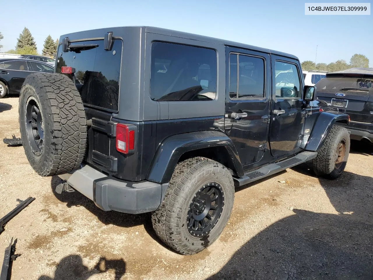 2014 Jeep Wrangler Unlimited Sahara VIN: 1C4BJWEG7EL309999 Lot: 73506654