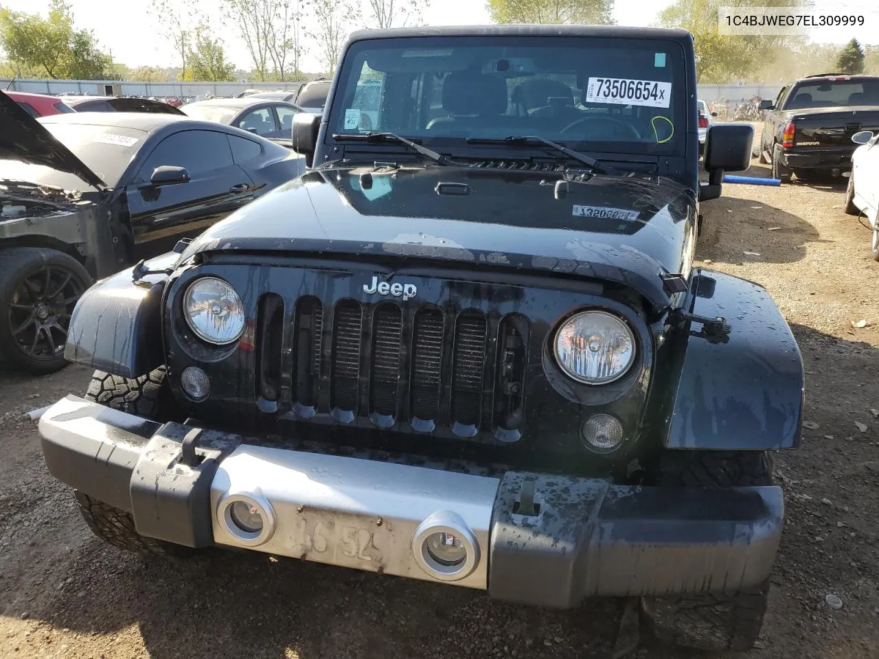 1C4BJWEG7EL309999 2014 Jeep Wrangler Unlimited Sahara