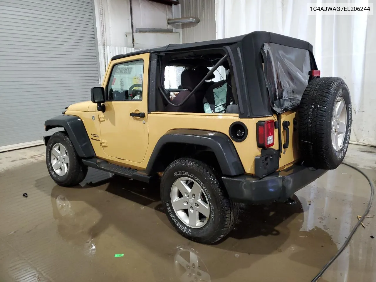 2014 Jeep Wrangler Sport VIN: 1C4AJWAG7EL206244 Lot: 73520194