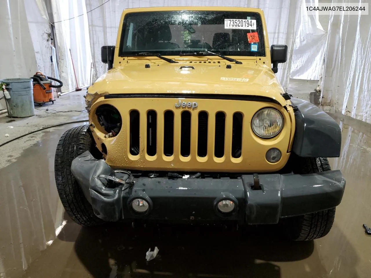 2014 Jeep Wrangler Sport VIN: 1C4AJWAG7EL206244 Lot: 73520194