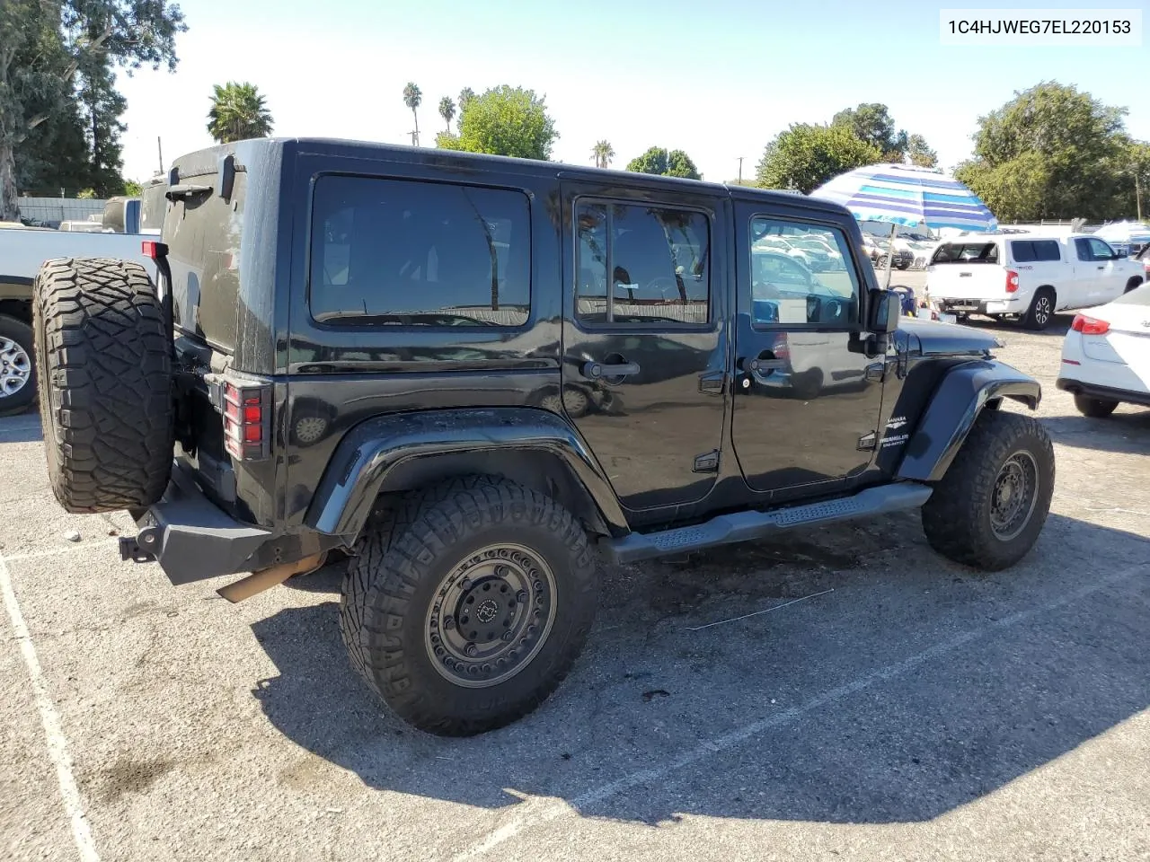 2014 Jeep Wrangler Unlimited Sahara VIN: 1C4HJWEG7EL220153 Lot: 73527264