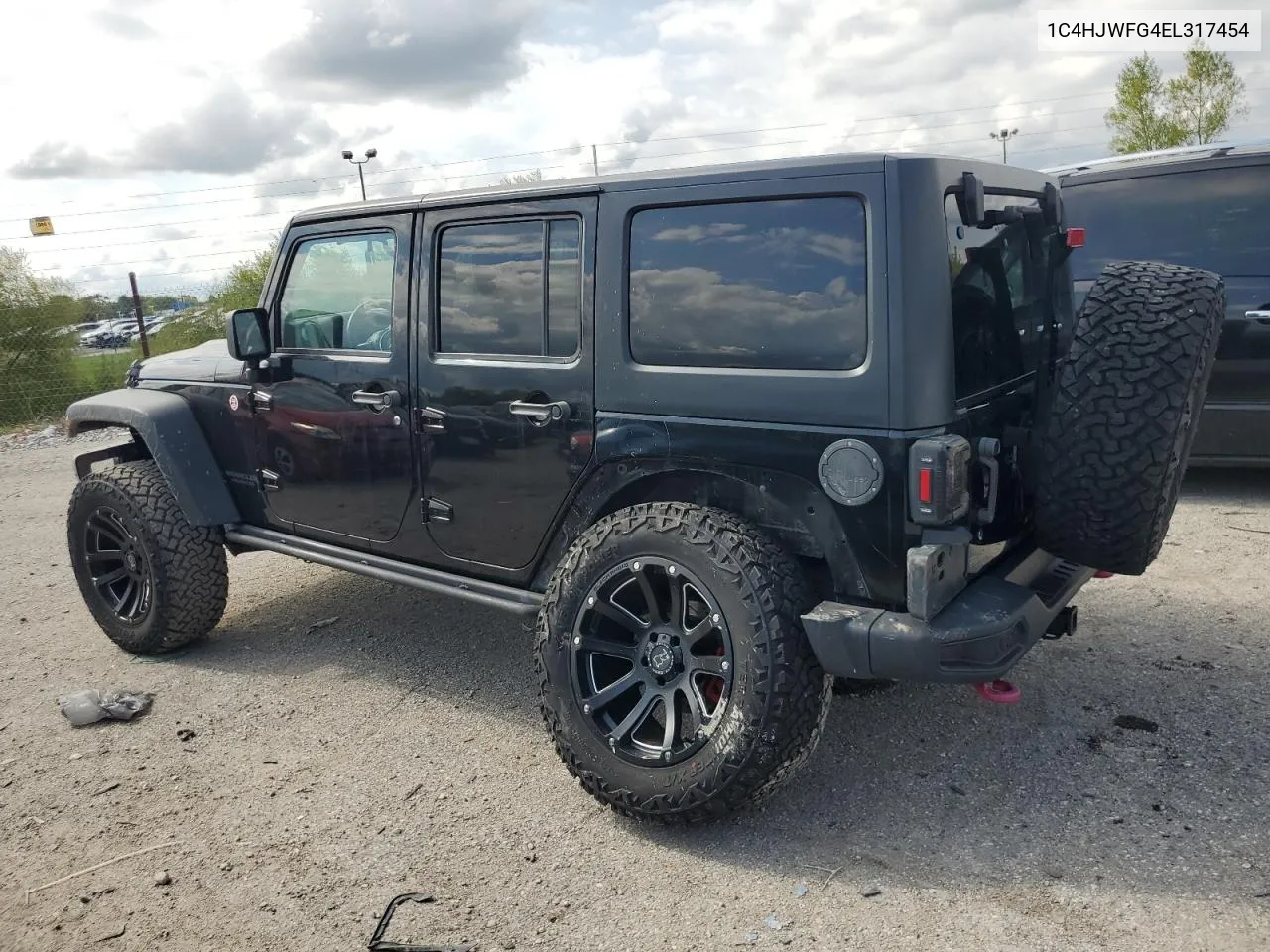 1C4HJWFG4EL317454 2014 Jeep Wrangler Unlimited Rubicon