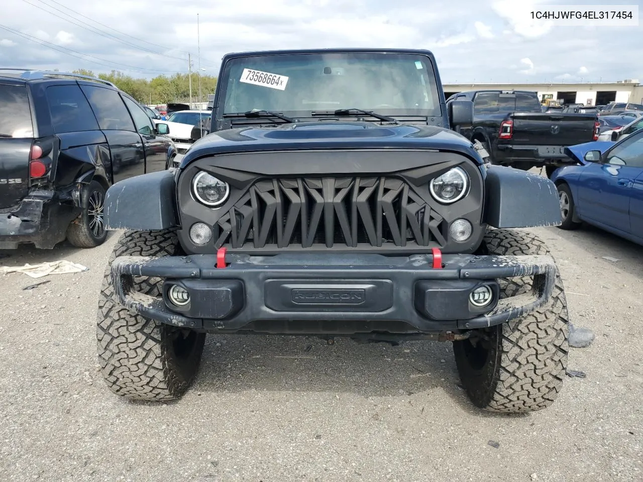 1C4HJWFG4EL317454 2014 Jeep Wrangler Unlimited Rubicon