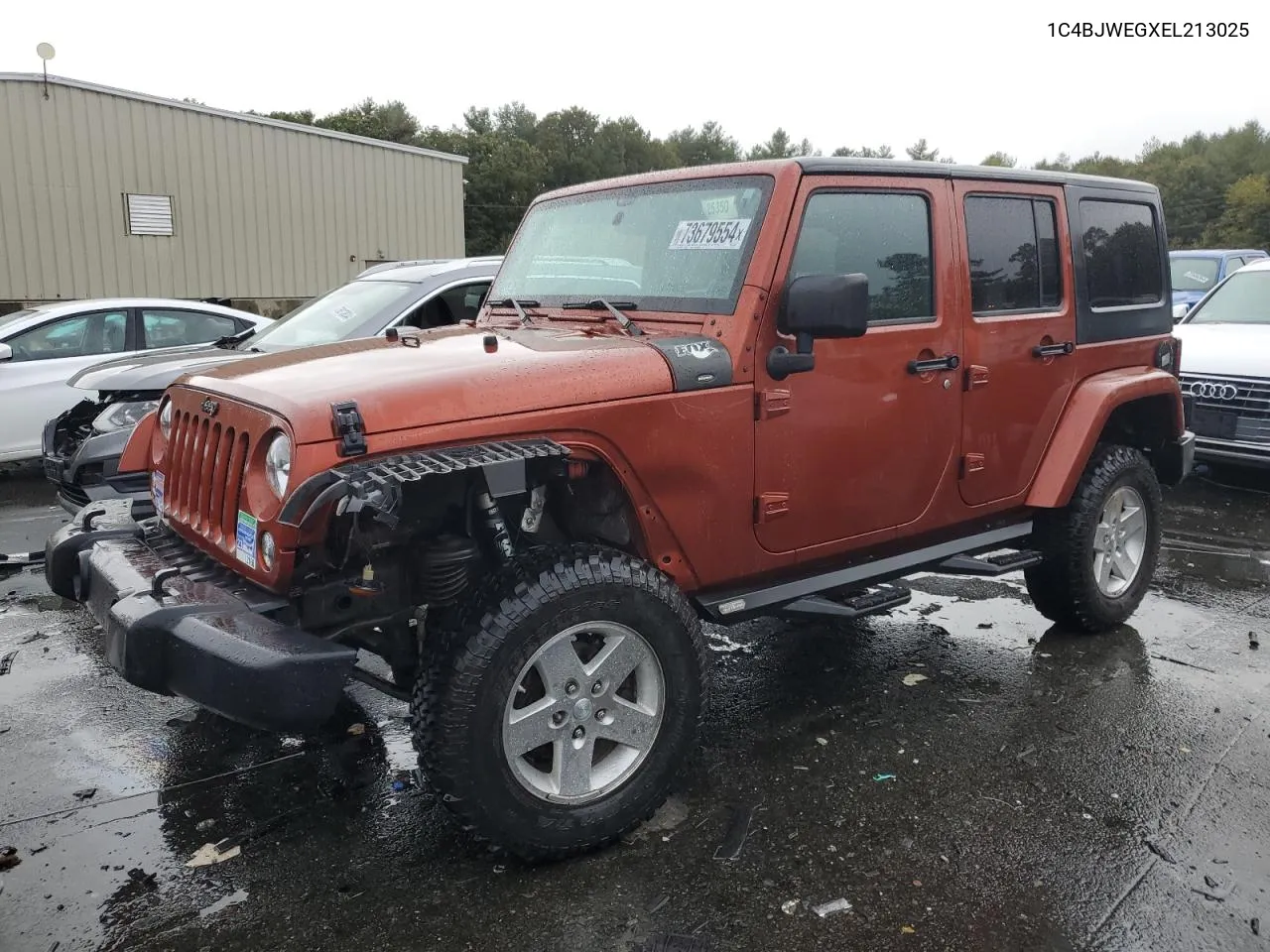 2014 Jeep Wrangler Unlimited Sahara VIN: 1C4BJWEGXEL213025 Lot: 73679554