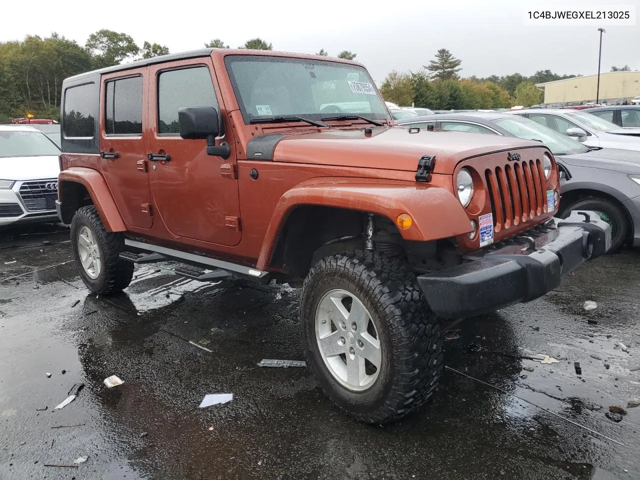 2014 Jeep Wrangler Unlimited Sahara VIN: 1C4BJWEGXEL213025 Lot: 73679554