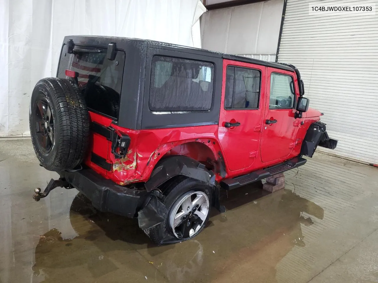 2014 Jeep Wrangler Unlimited Sport VIN: 1C4BJWDGXEL107353 Lot: 73982294