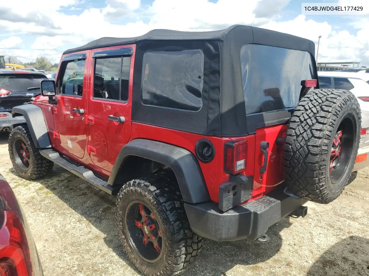 2014 Jeep Wrangler Unlimited Sport VIN: 1C4BJWDG4EL177429 Lot: 73988894