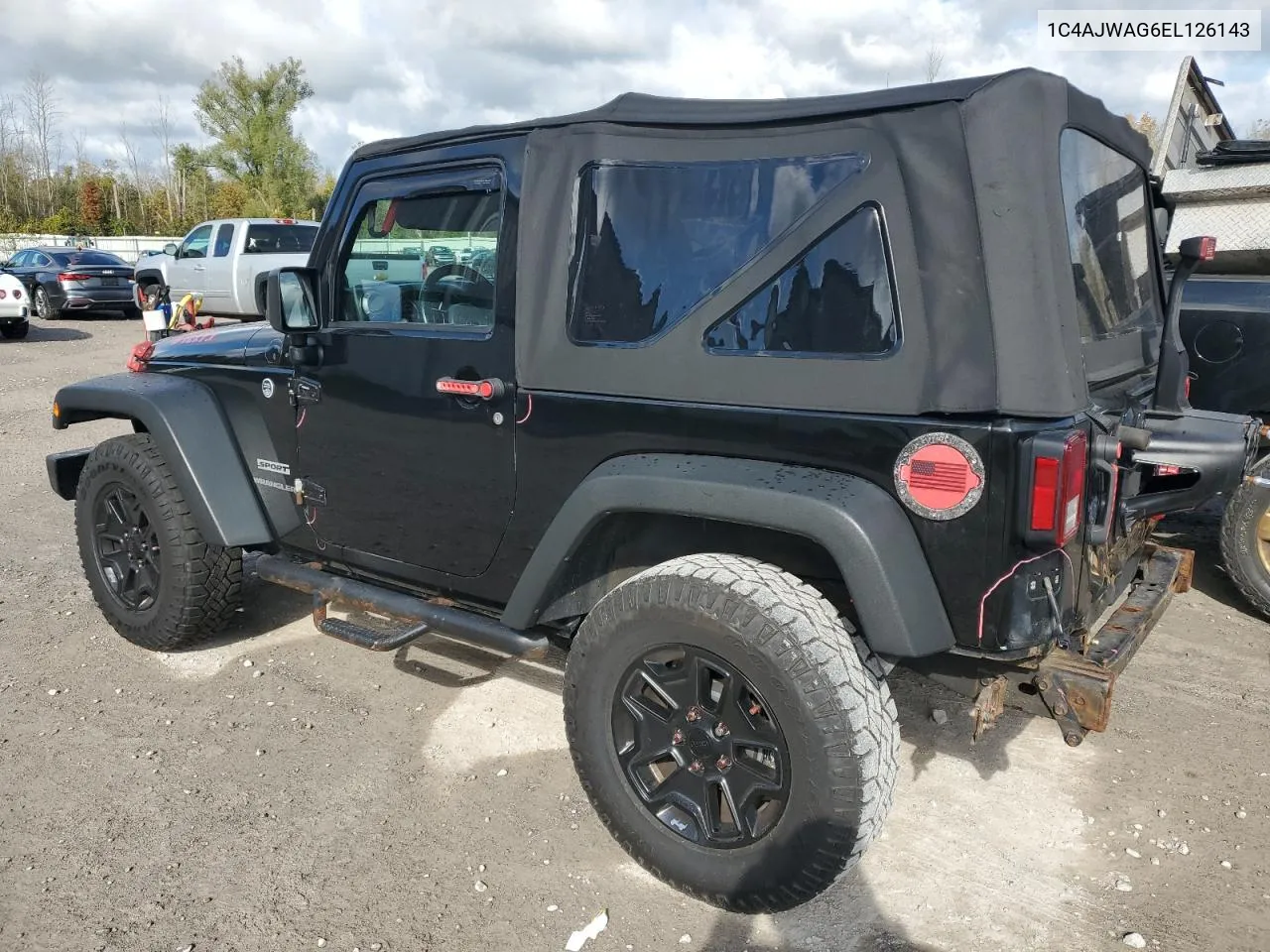 2014 Jeep Wrangler Sport VIN: 1C4AJWAG6EL126143 Lot: 73991304