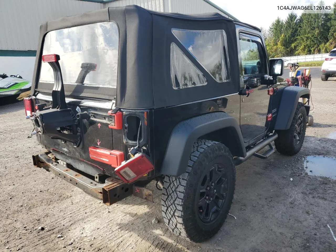 2014 Jeep Wrangler Sport VIN: 1C4AJWAG6EL126143 Lot: 73991304