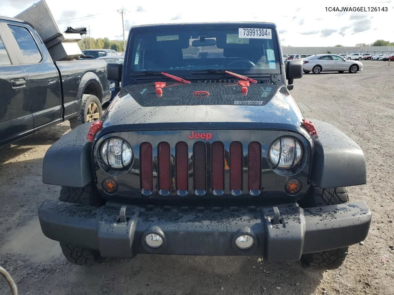 2014 Jeep Wrangler Sport VIN: 1C4AJWAG6EL126143 Lot: 73991304