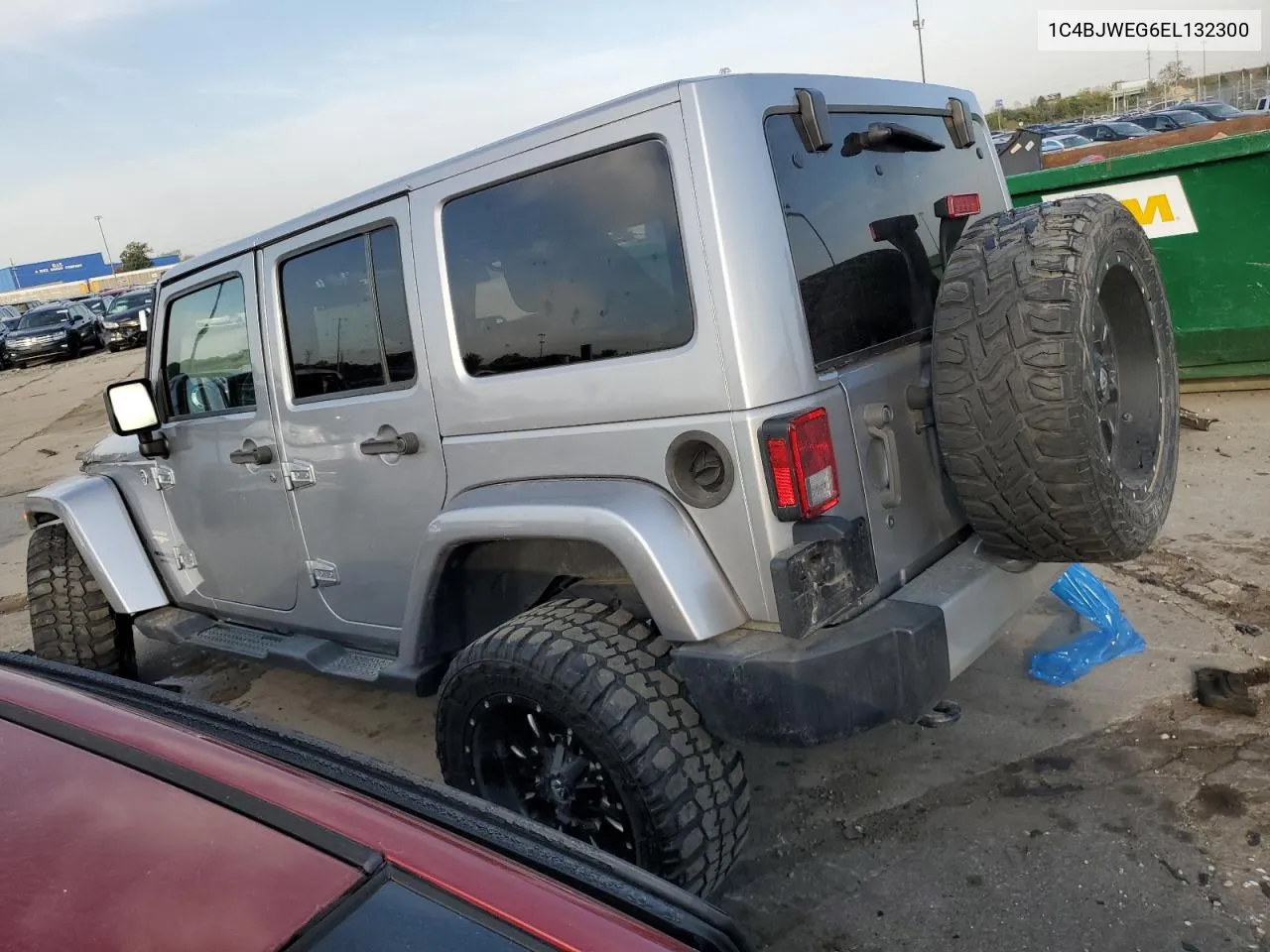 2014 Jeep Wrangler Unlimited Sahara VIN: 1C4BJWEG6EL132300 Lot: 74027394