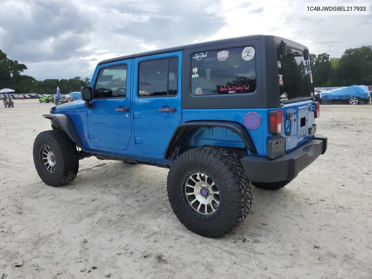 2014 Jeep Wrangler Unlimited Sport VIN: 1C4BJWDG8EL217933 Lot: 74102874