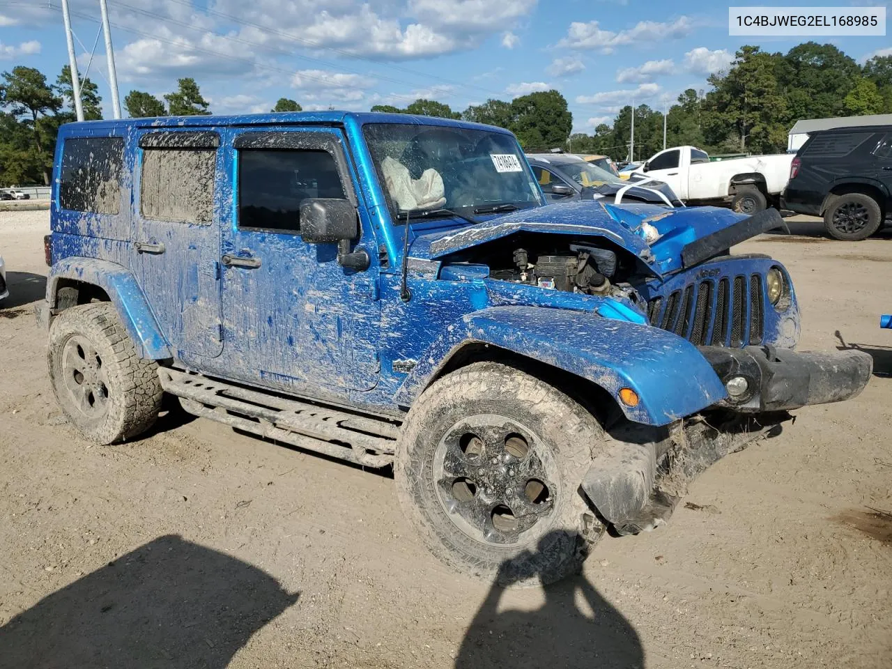 2014 Jeep Wrangler Unlimited Sahara VIN: 1C4BJWEG2EL168985 Lot: 74186474