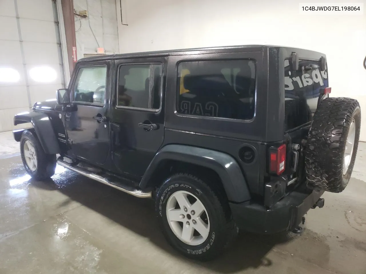 1C4BJWDG7EL198064 2014 Jeep Wrangler Unlimited Sport