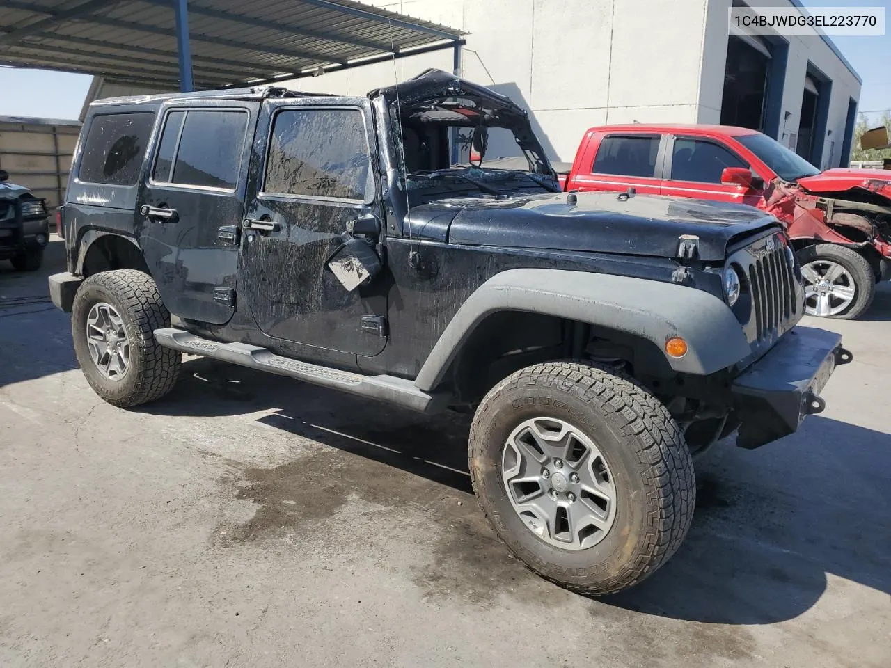 1C4BJWDG3EL223770 2014 Jeep Wrangler Unlimited Sport