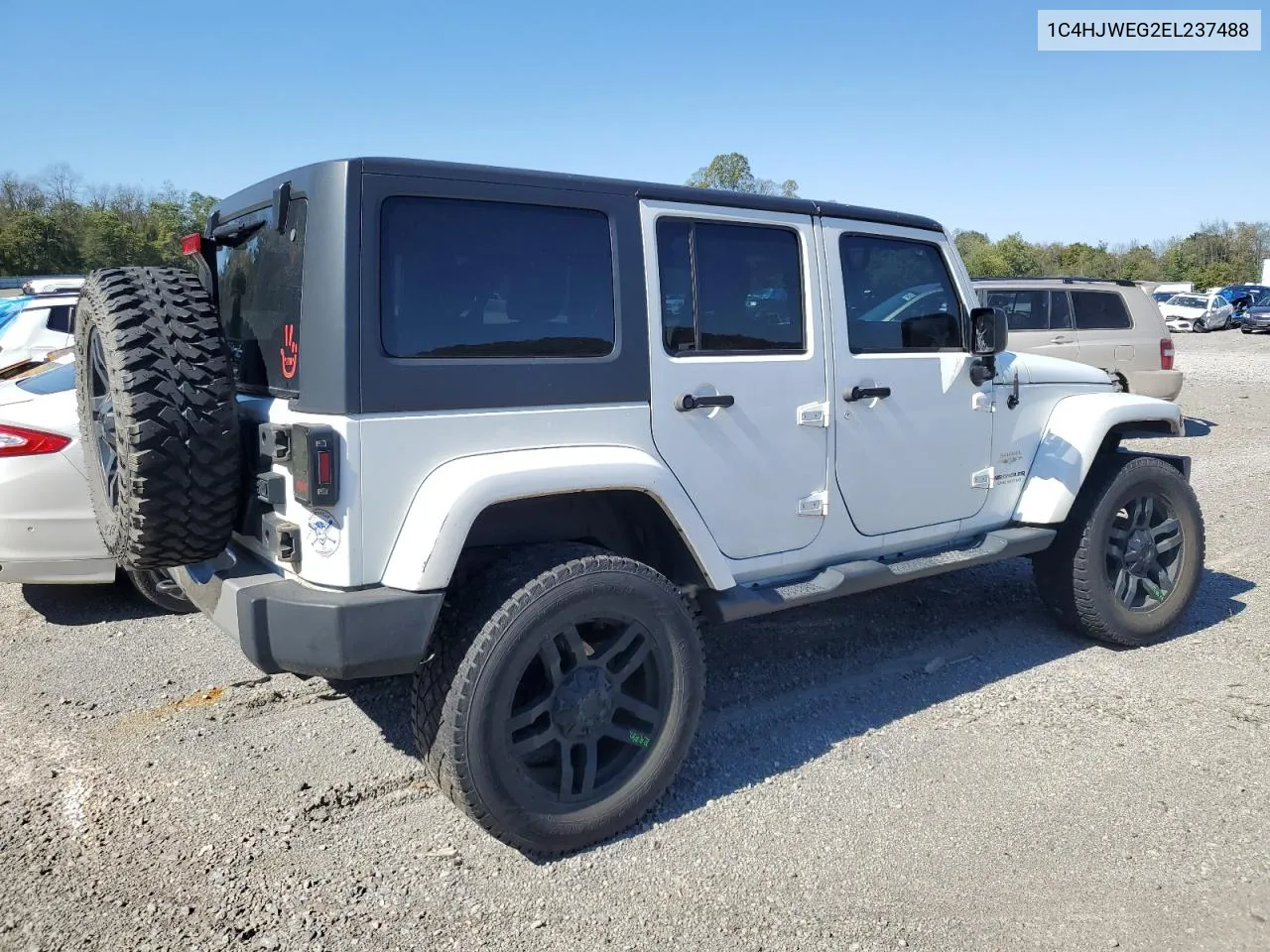 2014 Jeep Wrangler Unlimited Sahara VIN: 1C4HJWEG2EL237488 Lot: 74272694