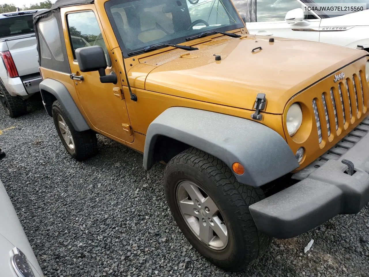 2014 Jeep Wrangler Sport VIN: 1C4AJWAG7EL215560 Lot: 74345144