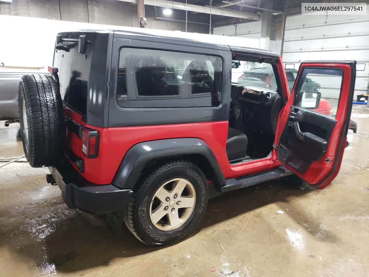 2014 Jeep Wrangler Sport VIN: 1C4AJWAG6EL297541 Lot: 74358734