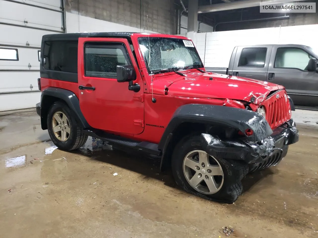 2014 Jeep Wrangler Sport VIN: 1C4AJWAG6EL297541 Lot: 74358734