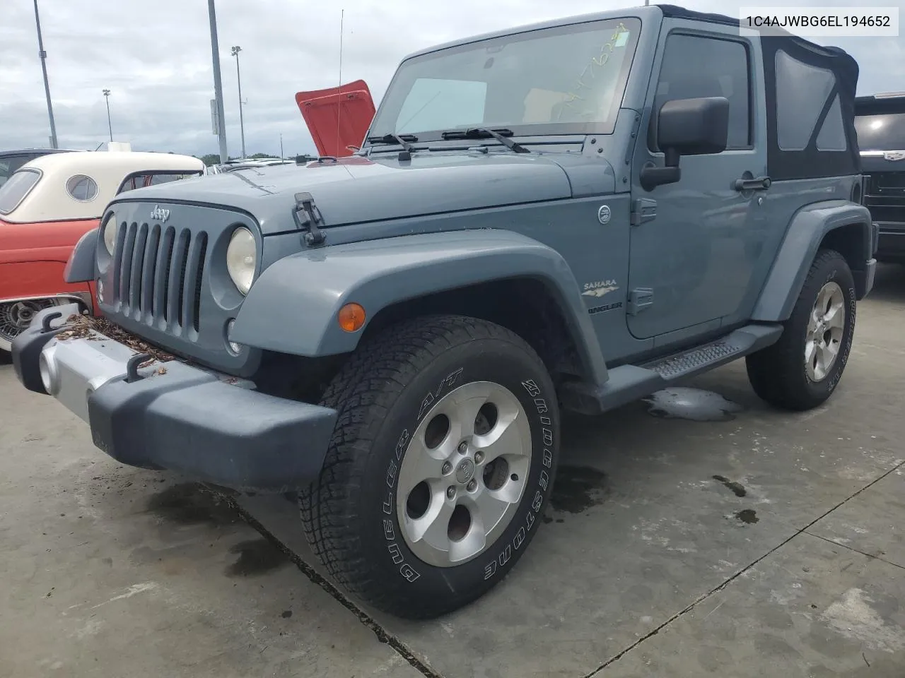 2014 Jeep Wrangler Sahara VIN: 1C4AJWBG6EL194652 Lot: 74476284