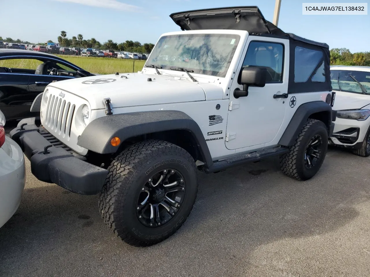 1C4AJWAG7EL138432 2014 Jeep Wrangler Sport